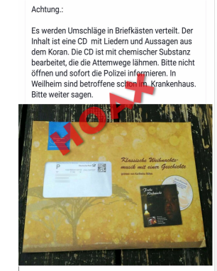 WhatsApp-Hoax: Gift-CD